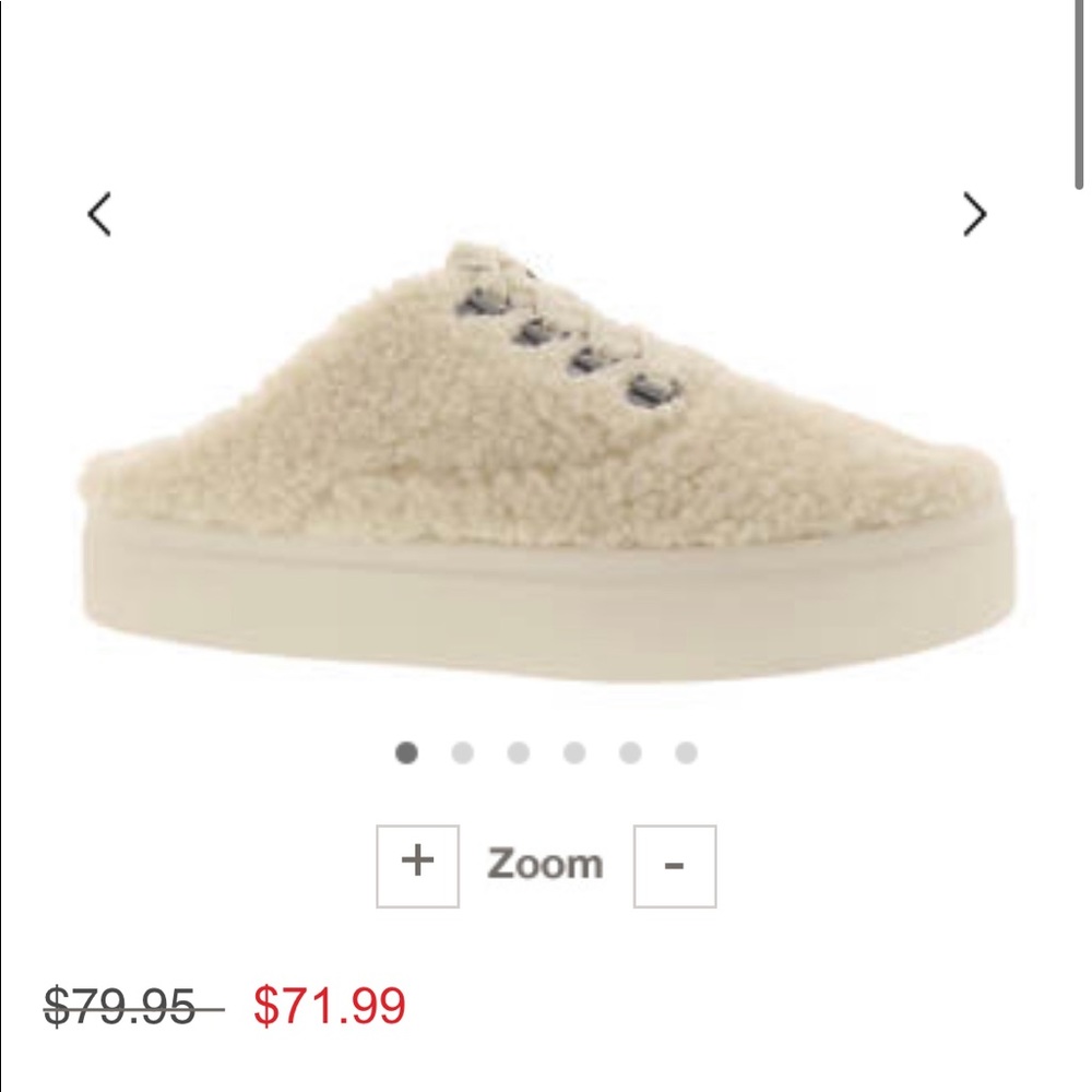 Lucky Brand (Tolini) Furry Shoes 8.5